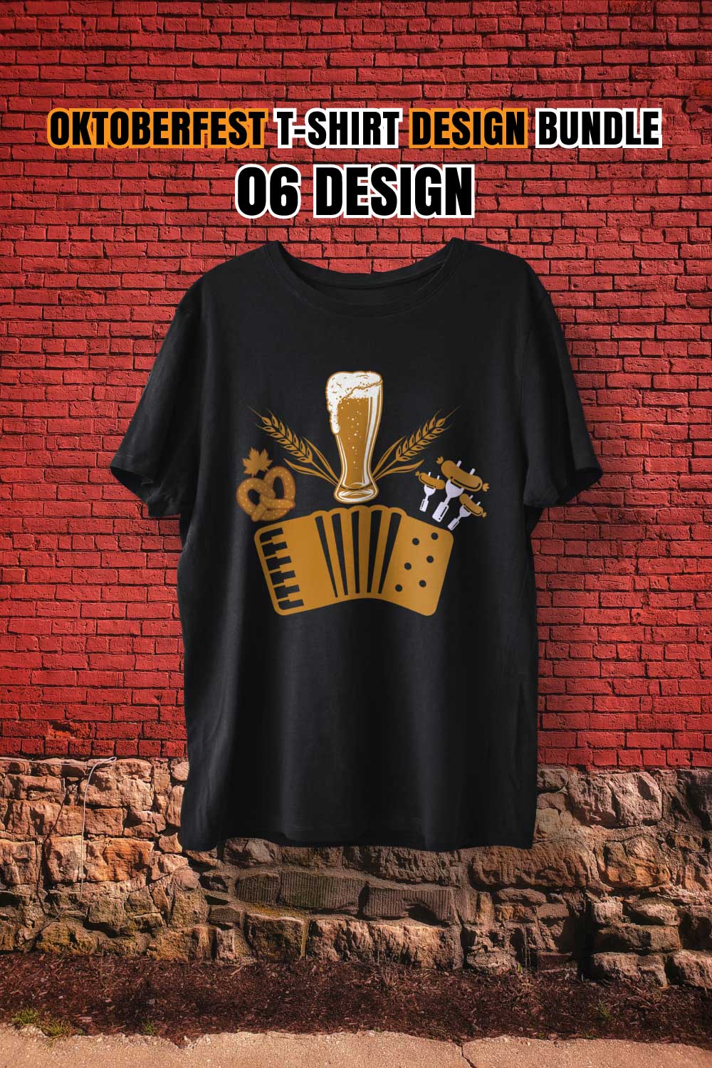 7 Print Ready Oktoberfest T-Shirt Design Bundle, beer design.