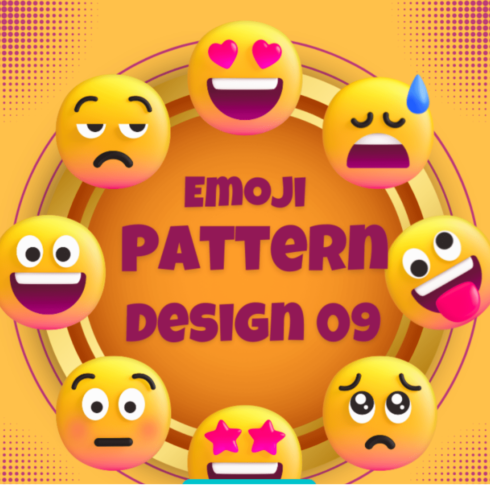 Emoji Pattern Design Bundle cover image.