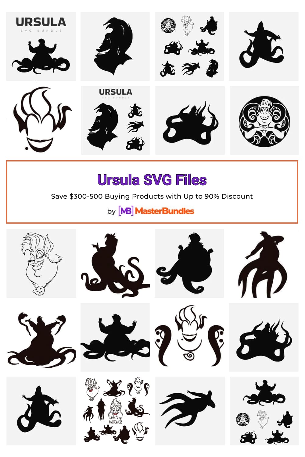 Ursula SVG Files for pinterest.