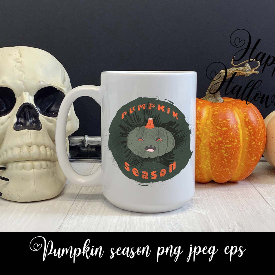 Halloween Pumpkin Season Sublimation facebook image.