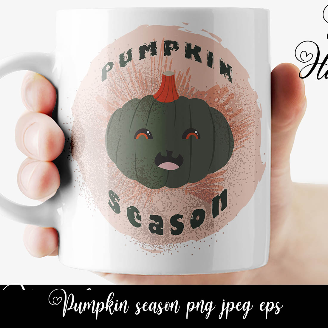 Halloween Screaming Pumpkin Sublimation preview image.