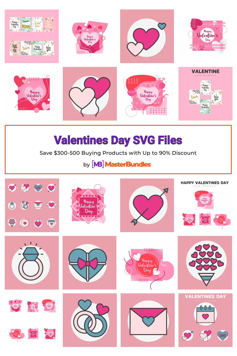 Valentines Day SVG Files for Pinterest.