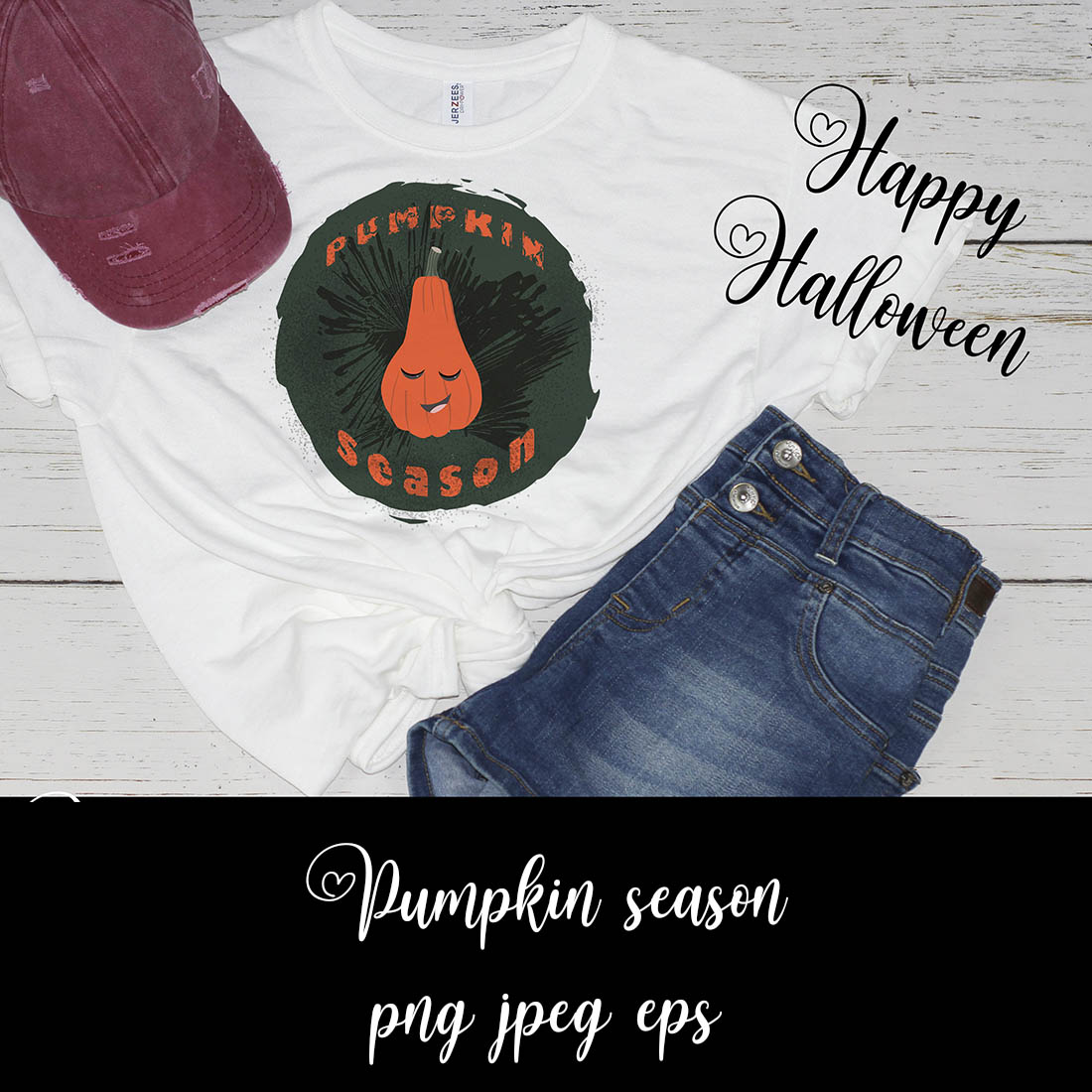Halloween Funny Pumpkin Sublimation preview image.