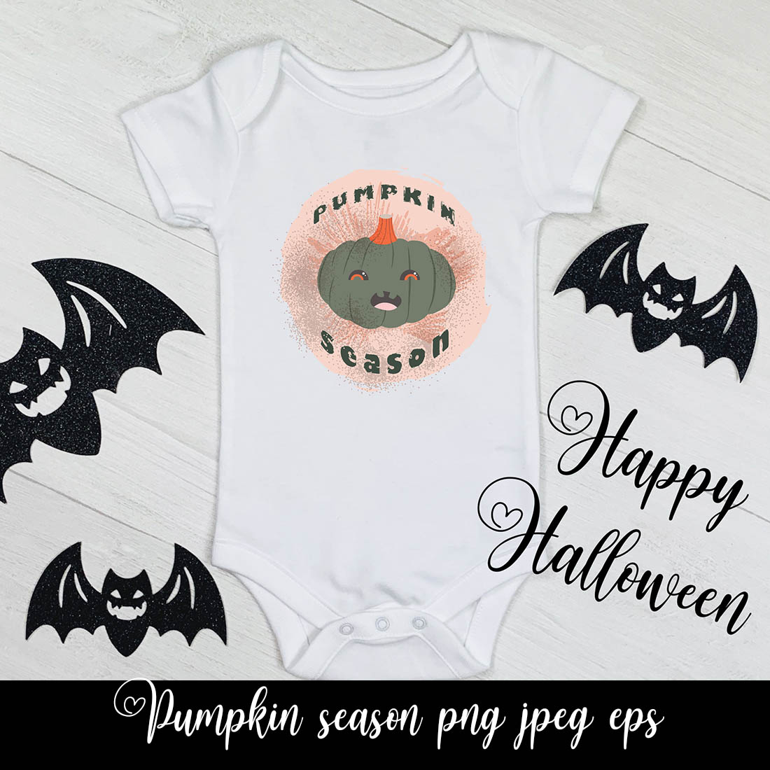 Halloween Screaming Pumpkin Sublimation facebook image.