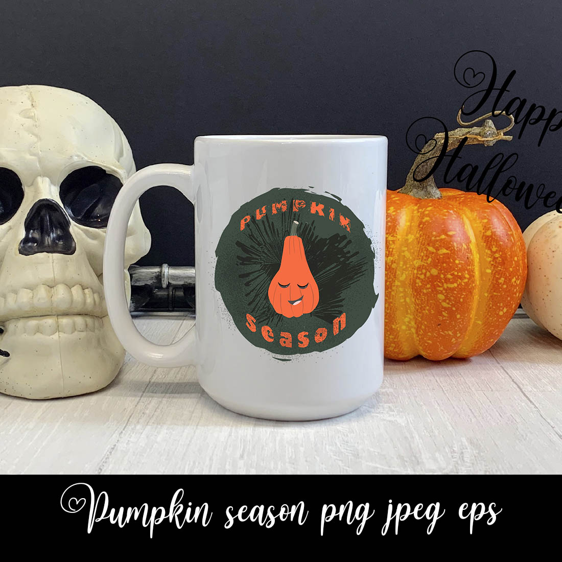 Halloween Funny Pumpkin Sublimation facebook image.