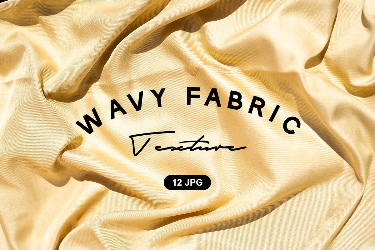Cover image of Wavy Fabric Texture Background.
