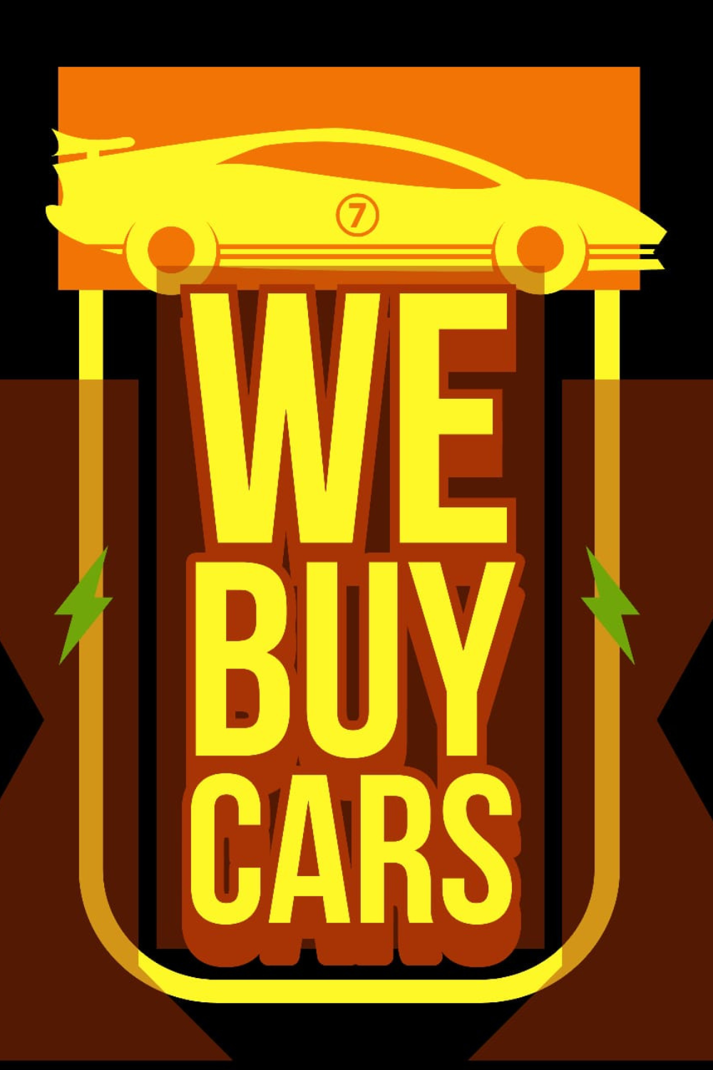 We Buy Cars Business Logos pinterest image.