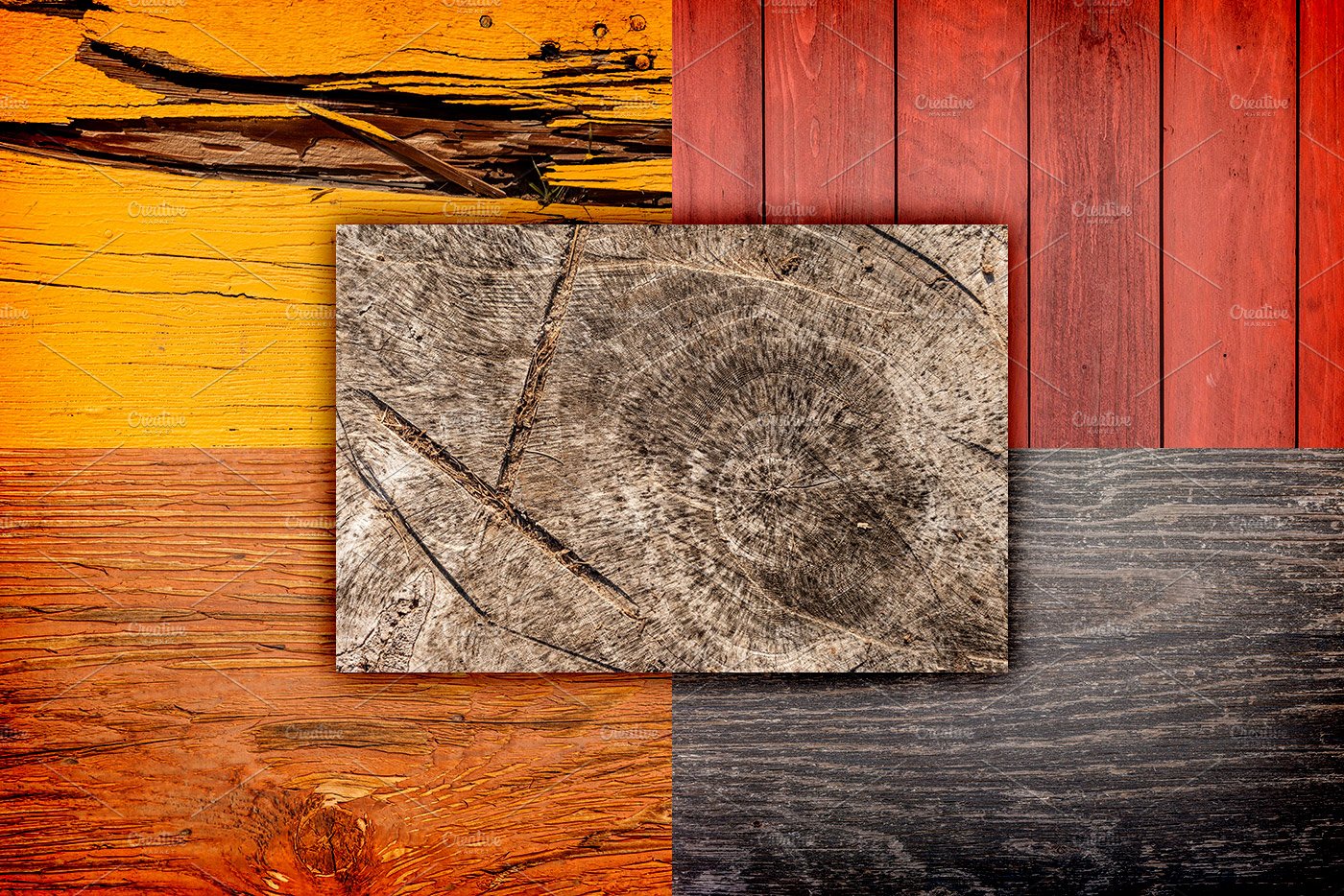 So creative and colorful wooden backgrounds.