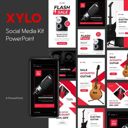 XYLO - Social Media Kit PowerPoint.