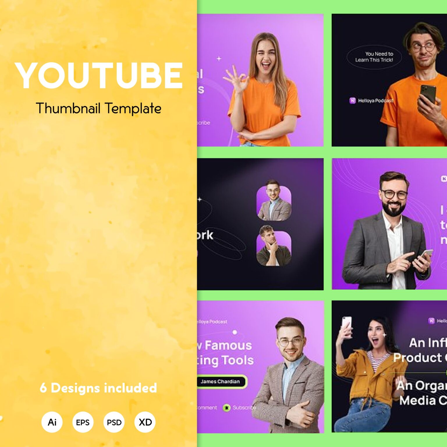 Youtube Thumbnail Template – MasterBundles