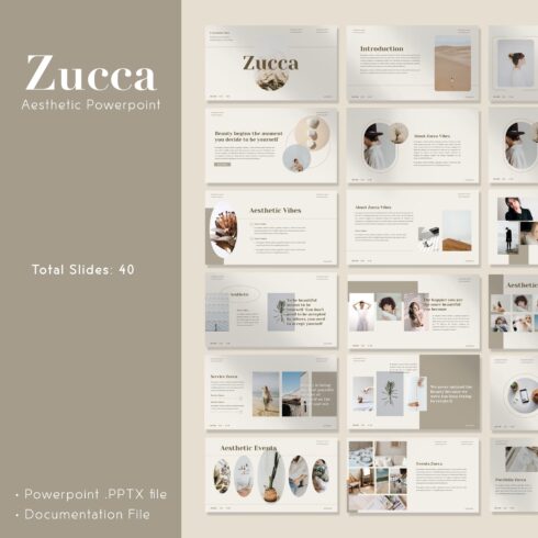 Zucca - Aesthetic Powerpoint.