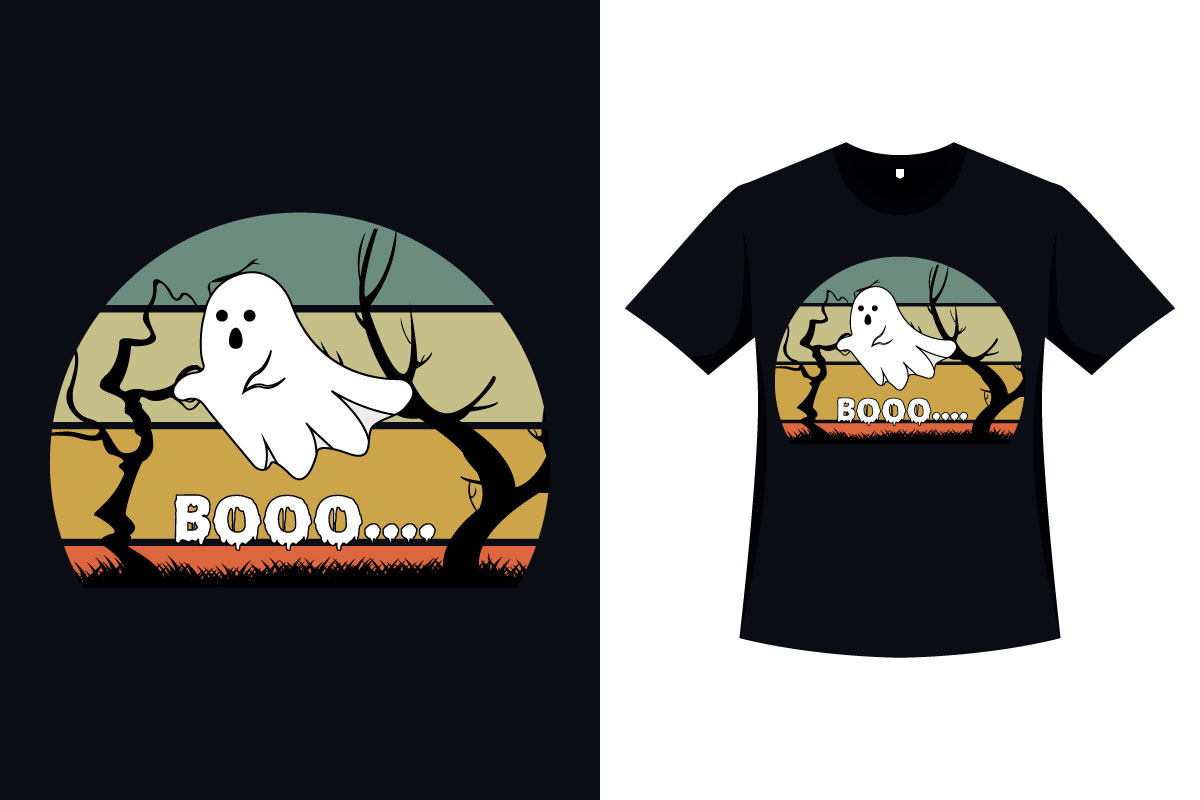 Halloween Retro shirt Vector Design - MasterBundles