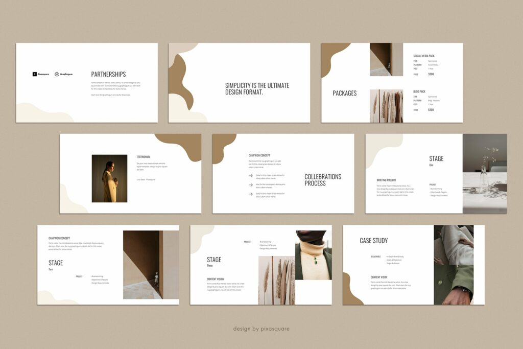 UNIA Media Kit Google Slide Template – MasterBundles
