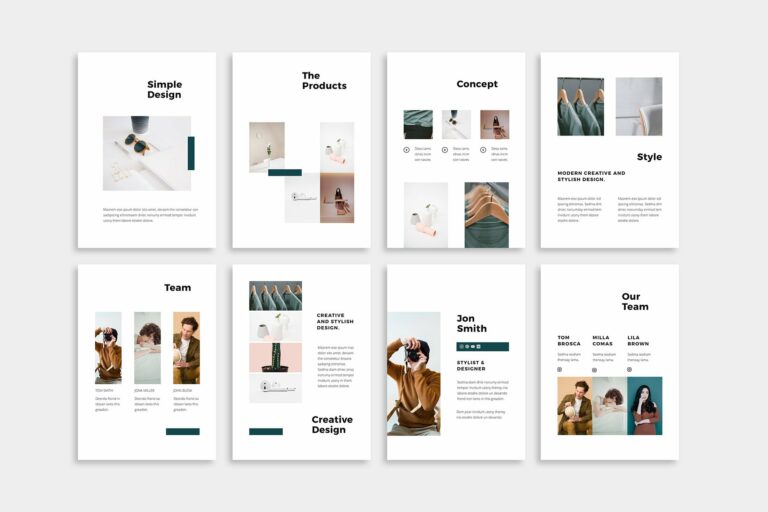 NOYA - Vertical Powerpoint Template – MasterBundles