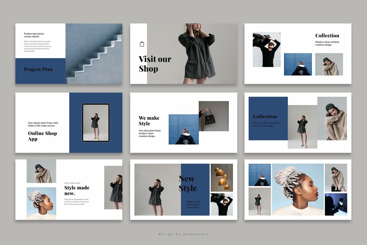 SINA - Powerpoint Style Template – MasterBundles
