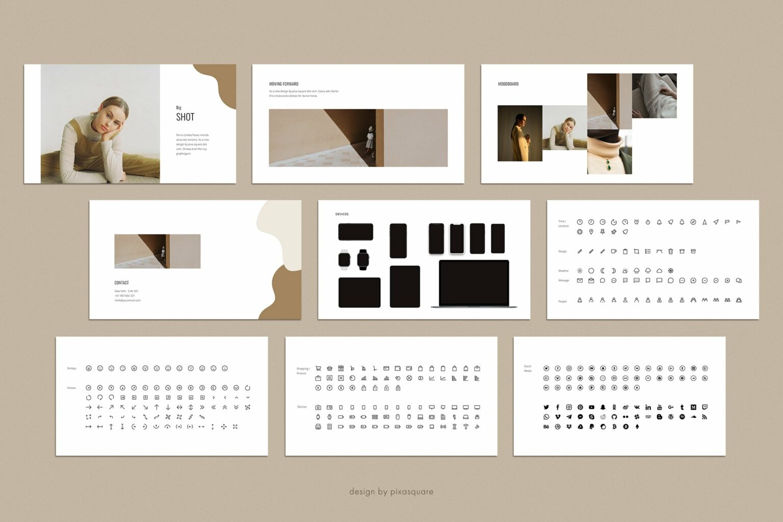 UNIA Media Kit Google Slide Template – MasterBundles