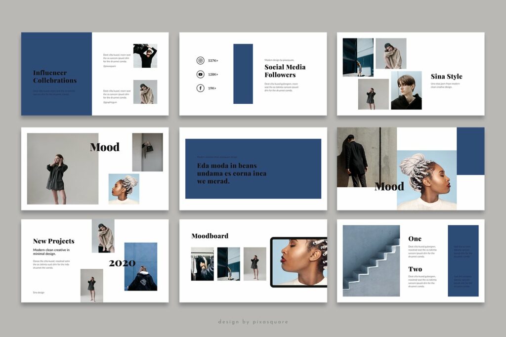 SINA - Powerpoint Style Template – MasterBundles