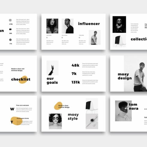 MOSY - Modern Google Slides Template – MasterBundles