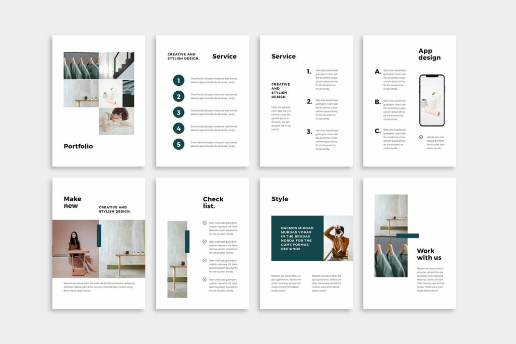 NOYA - Vertical Powerpoint Template – MasterBundles