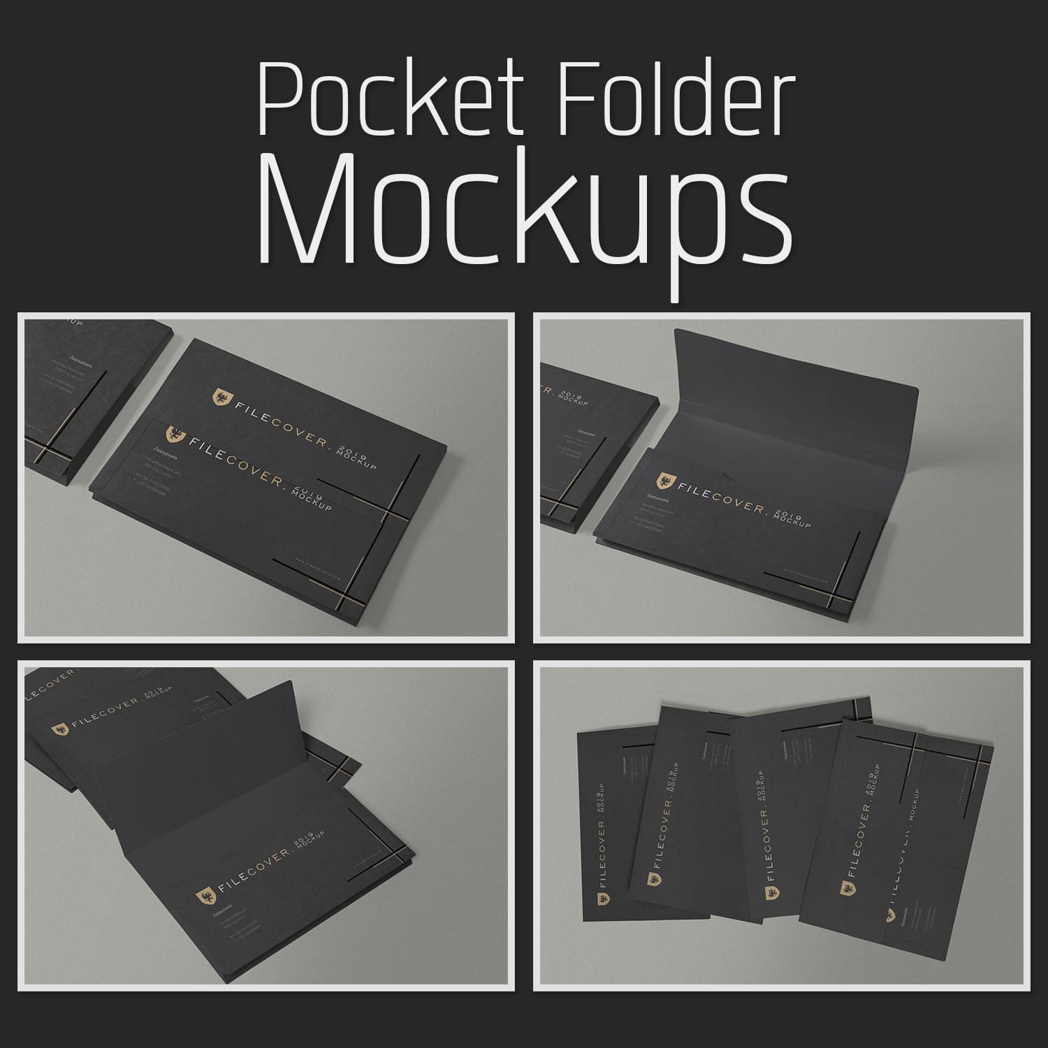 Pocket Folder images collection with lovely design.