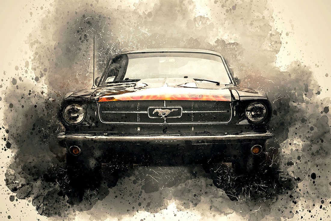 Amazing Classic Cars Printable HQ Graphics Preview image.