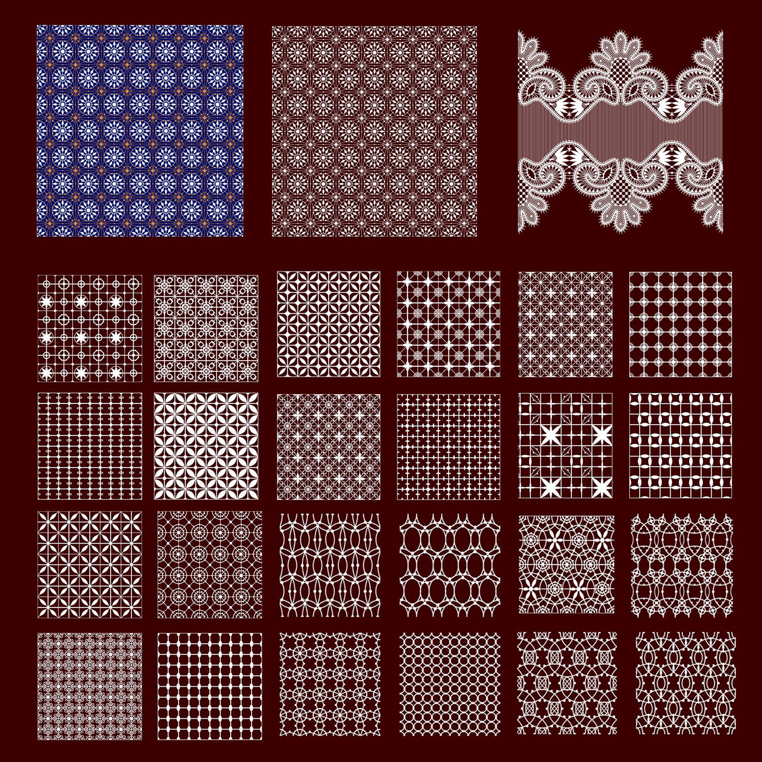 Lace Patterns Collection Cover.