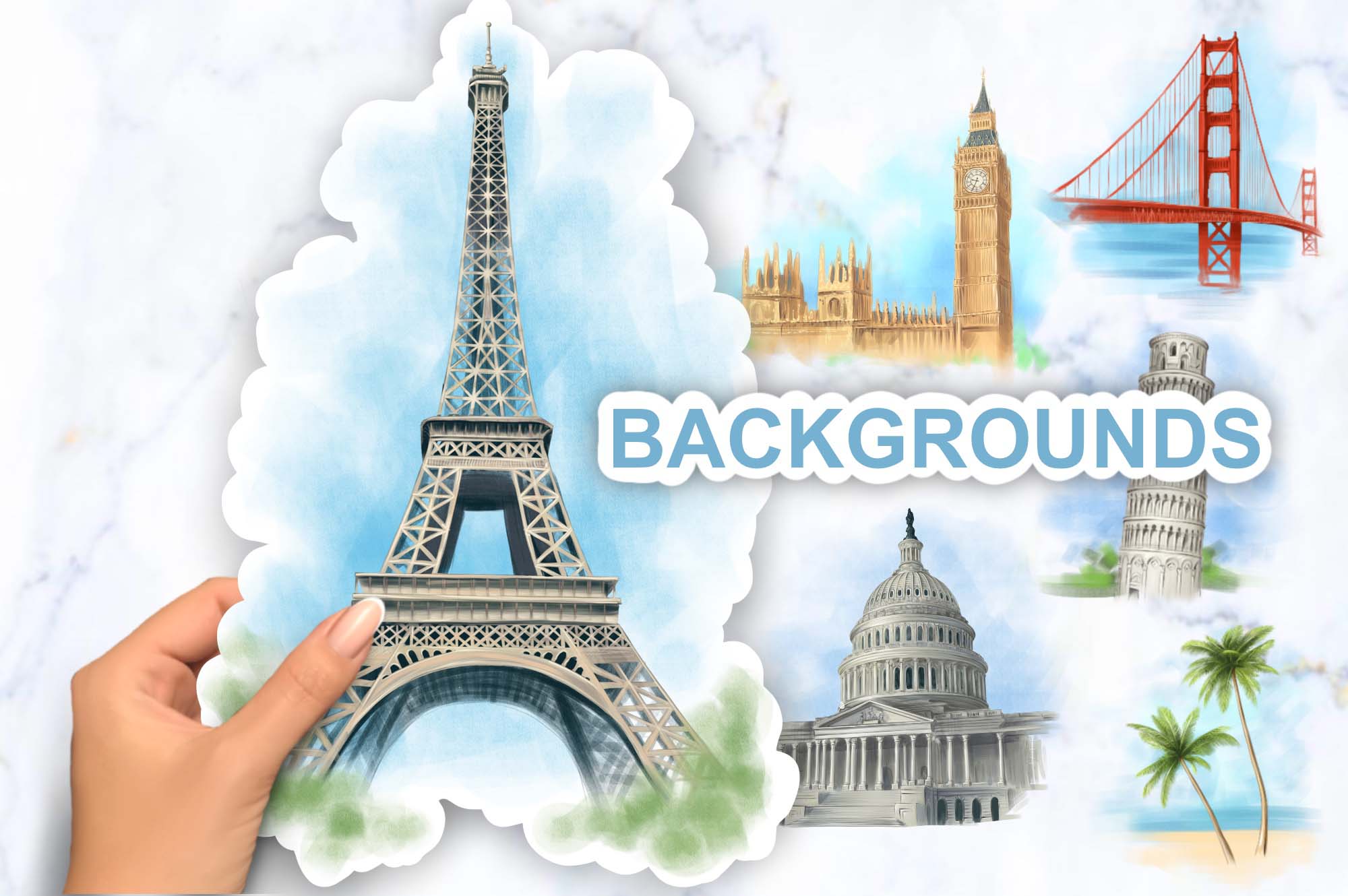 Cityscape, Architecture, Sights Clipart facebook image.