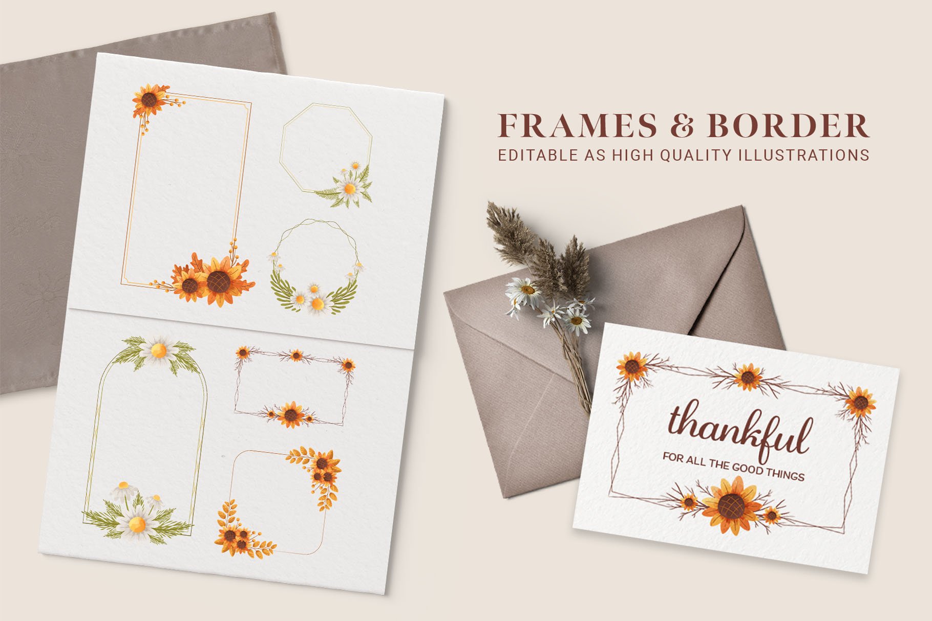 Minimalistic autumn frames.