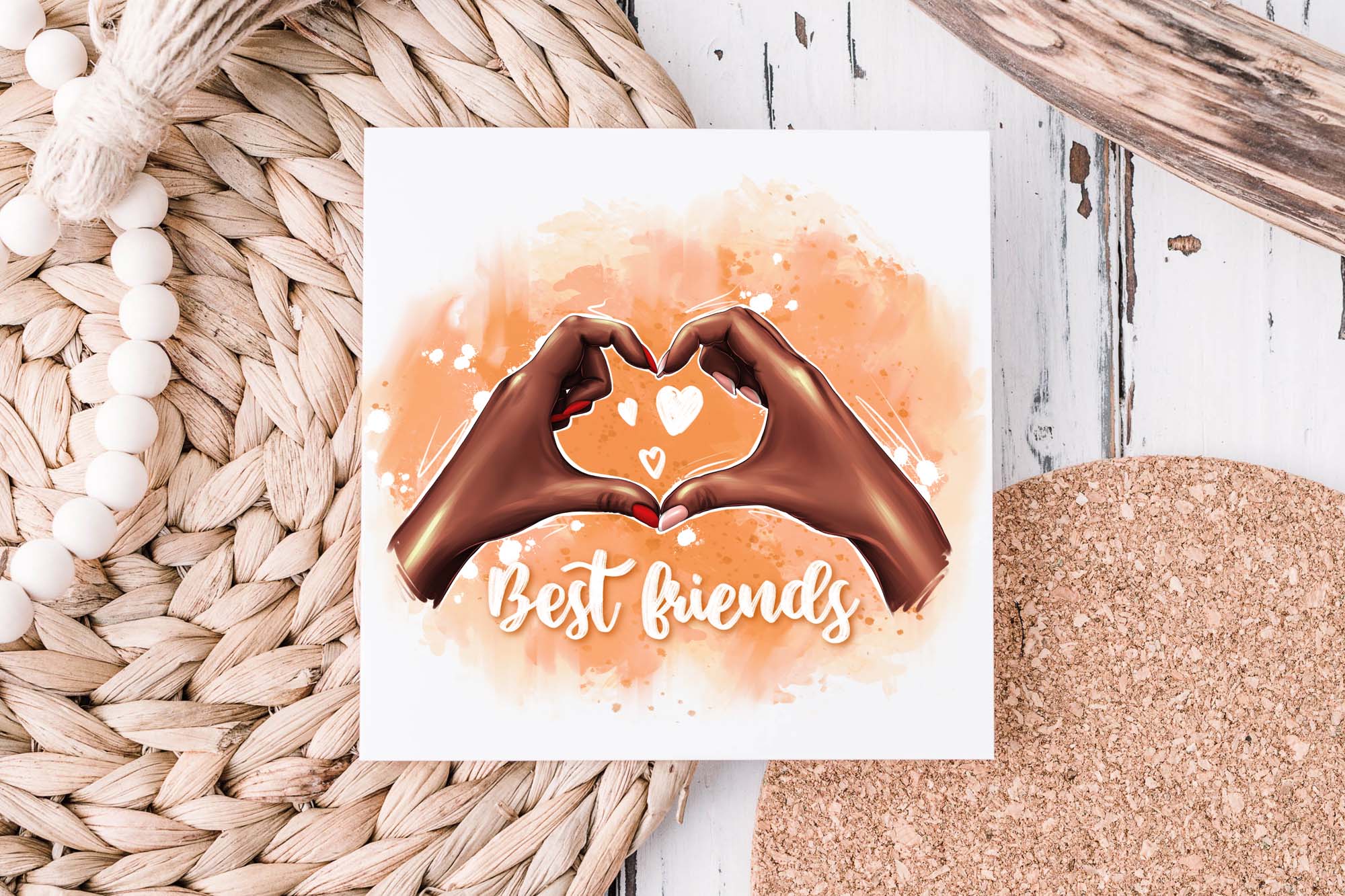 Best Friend Hands Girfrends Clipart for print.