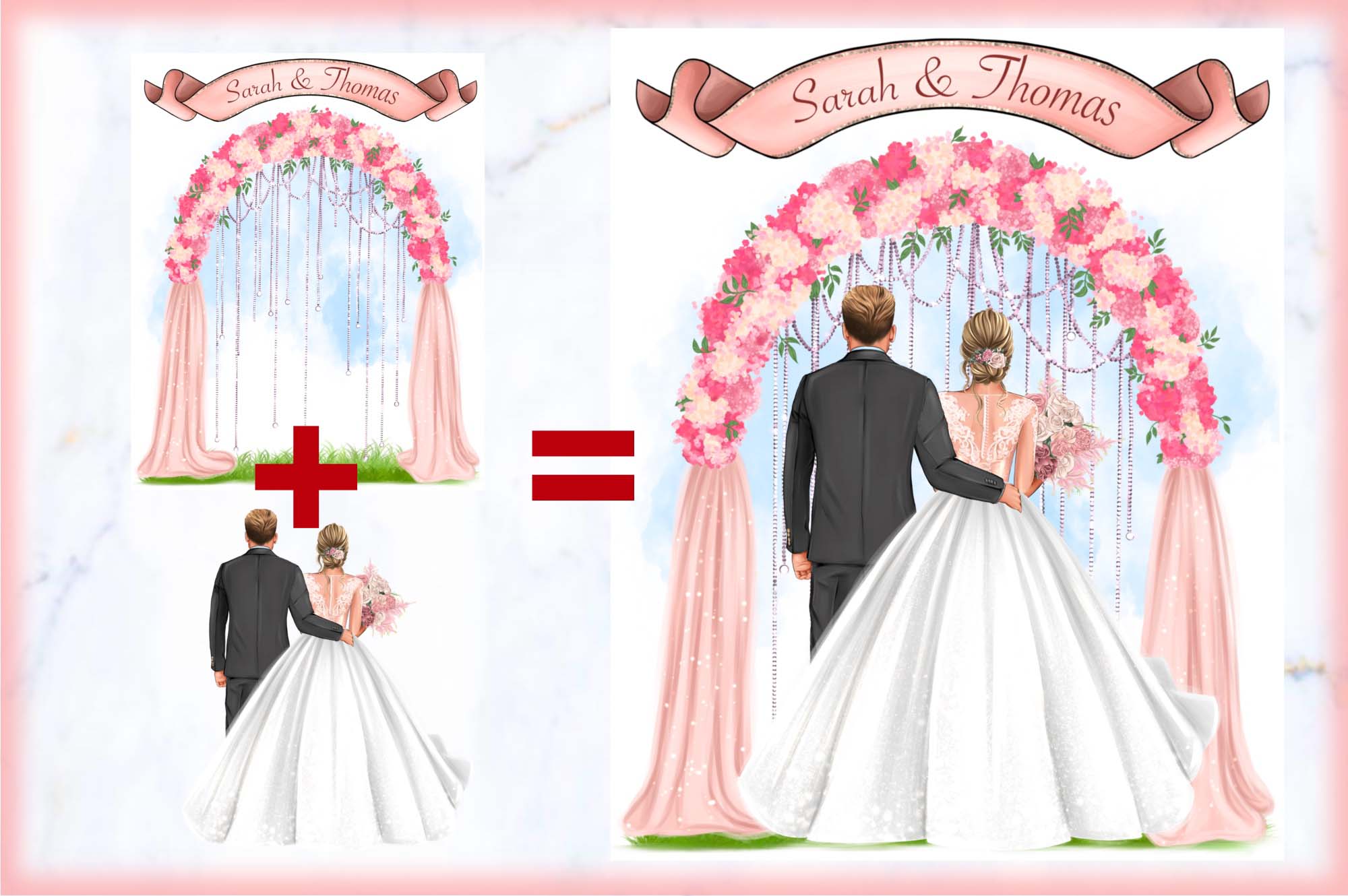 Background Clipart, Wedding Arch ideas.