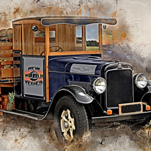 Old Trucks HQ Graphics with Country Style cover image.