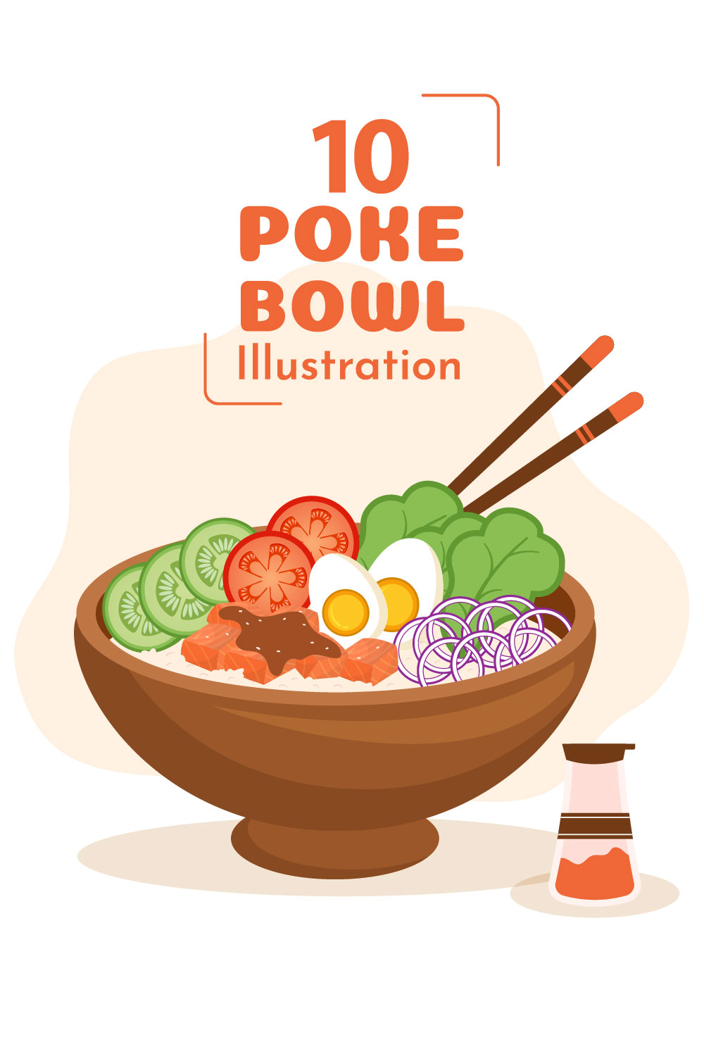 Hawaiian Poke Bowl Pinterest image.