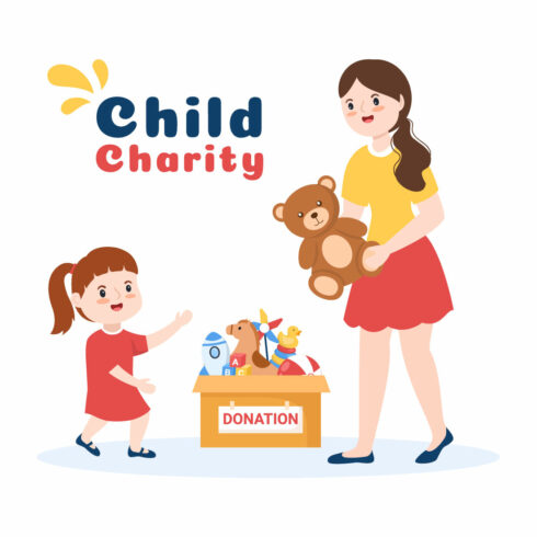 8 Donation Box Toys for Children Illustration cover image.