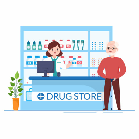 Drug Store Illustration cover image.