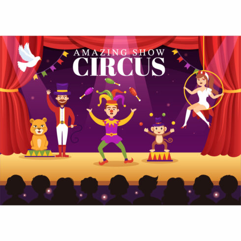 17 Circus Show Illustration cover image.