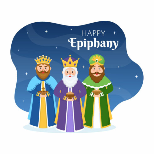 11 Happy Epiphany Day Illustration cover image.