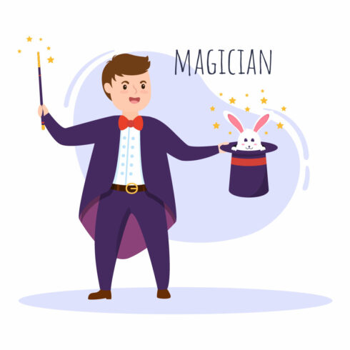 Magician Illusionist Illustration cover image.