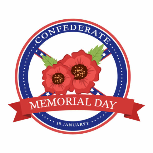 10 Confederate Memorial Day Illustration cover image.