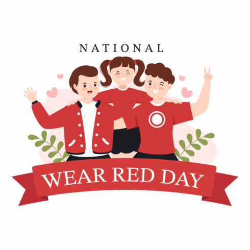 12 National Wear Red Day Illustration cover image.