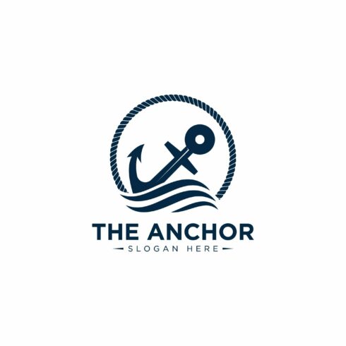 Ship Anchor and Rope Logo | Master Bundles