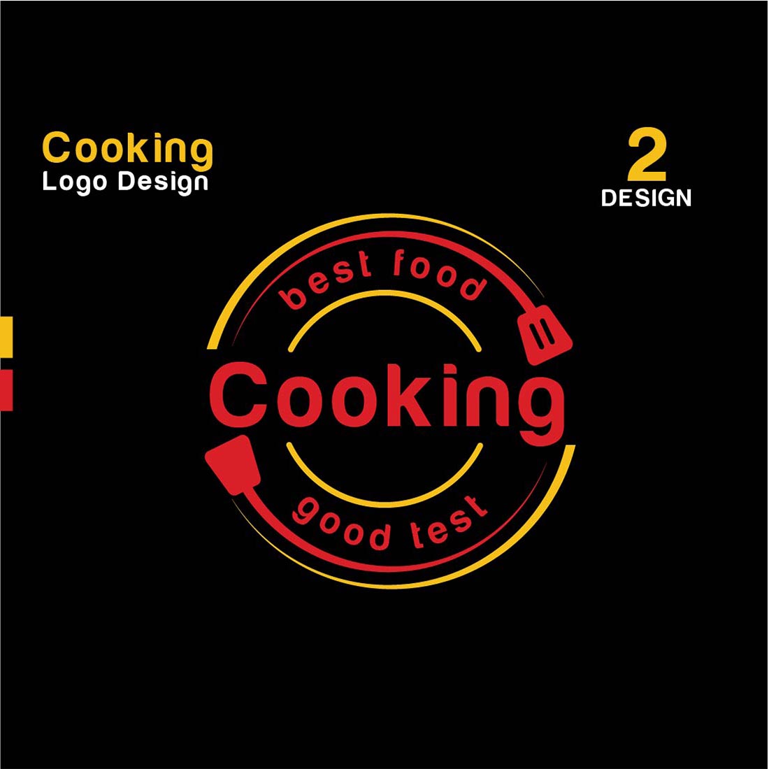 2 Fast Food Editable Logo Design cover image.