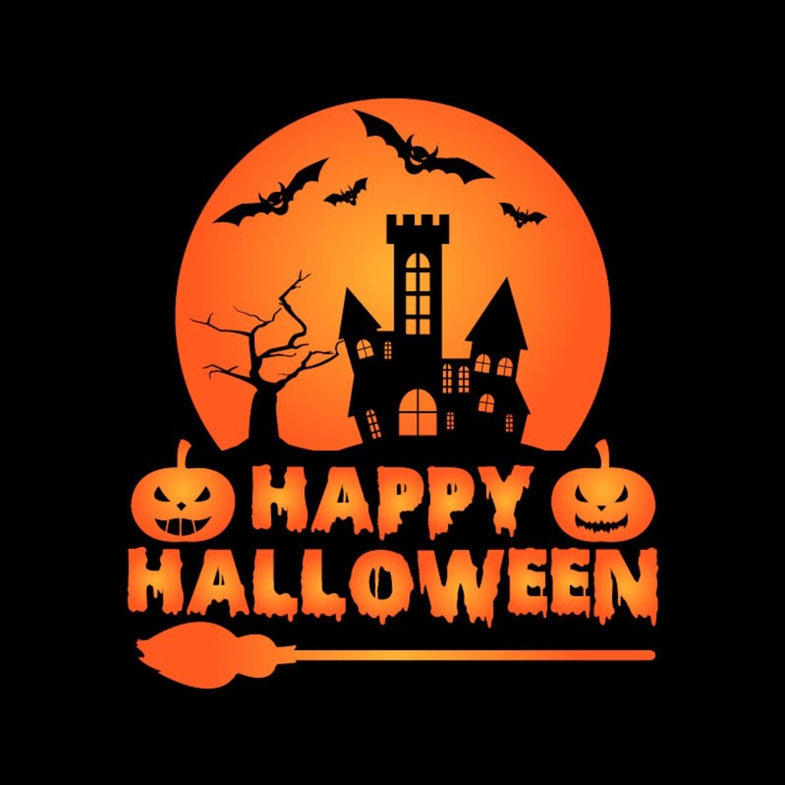 Halloween Stylish T-shirt SVG cover image.