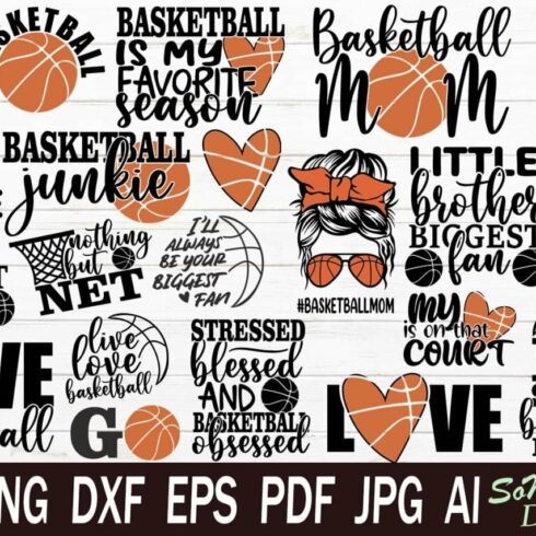 Basketball SVG Bundle, Basketball SVG Cut Files – MasterBundles