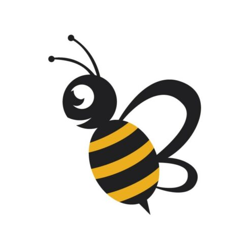 Bee Logo Vector for Farming Industry - MasterBundles