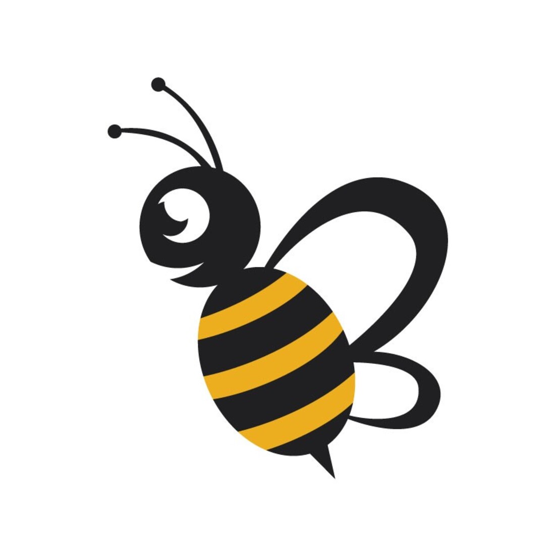 Bee Logo Vector for Farming Industry facebook image.