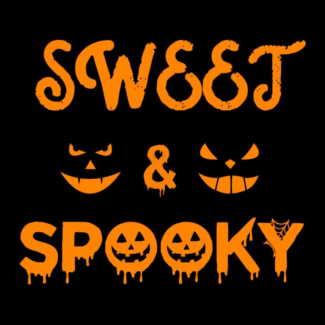 Halloween Calligraphy T-shirt preview image.
