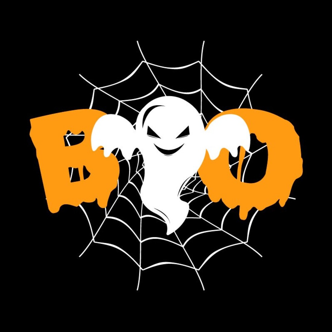 Halloween T-shirt with Spider Web preview image.