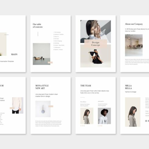 MAON - Vertical Powerpoint Template | Master Bundles