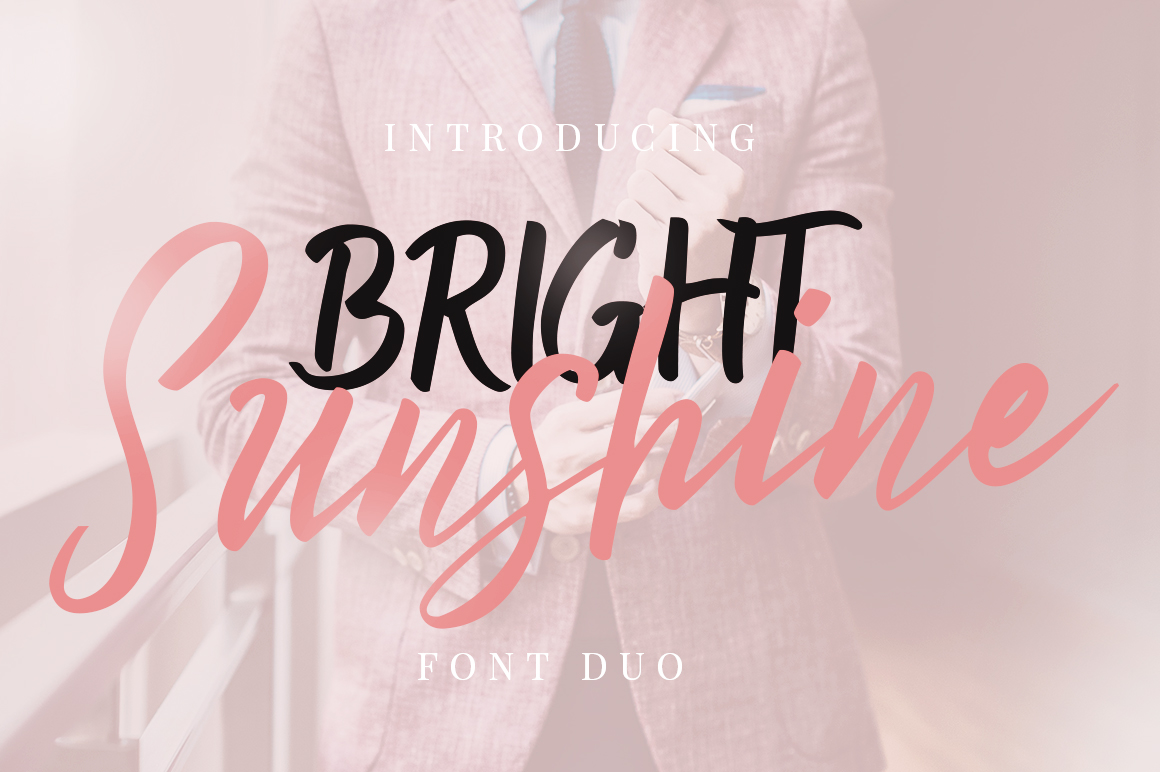 Bright Sunshine Beautiful Font Duo Preview image.