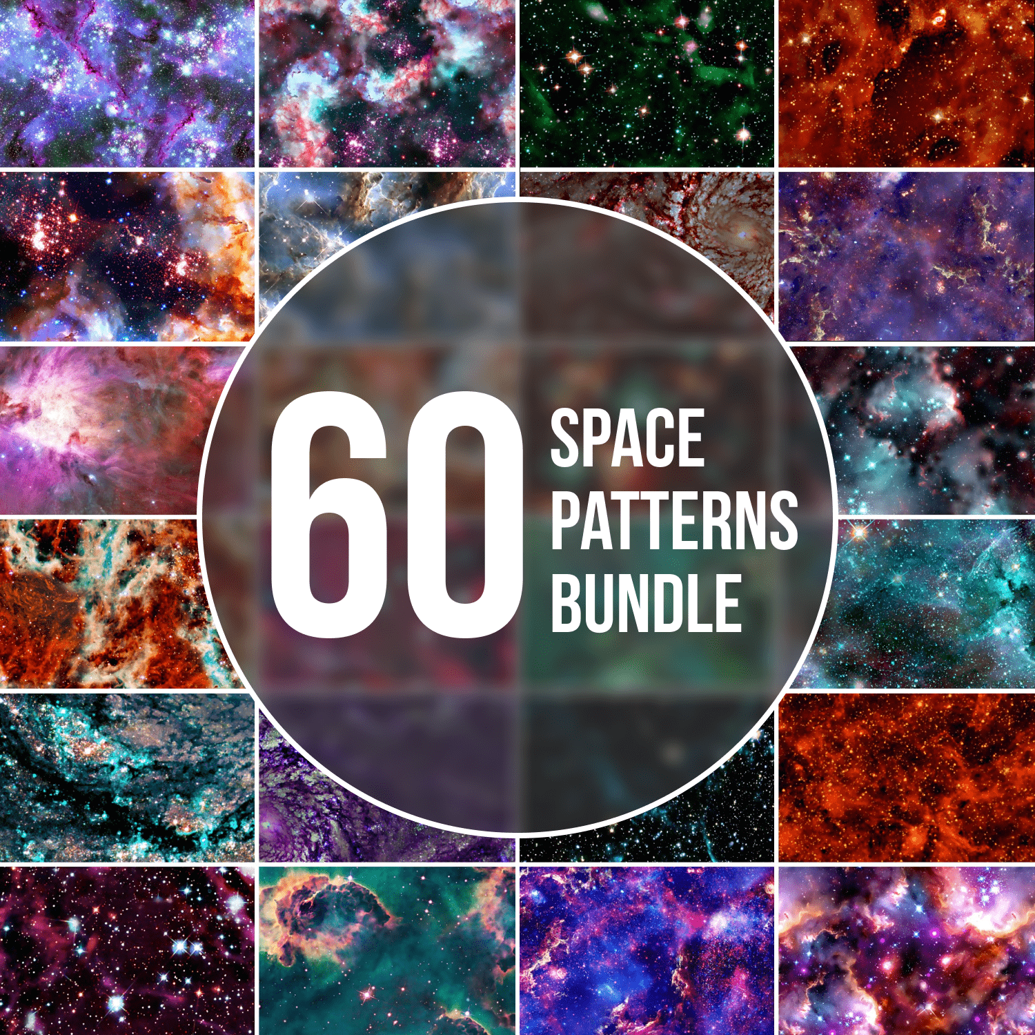 60 Space Patterns Bundle.